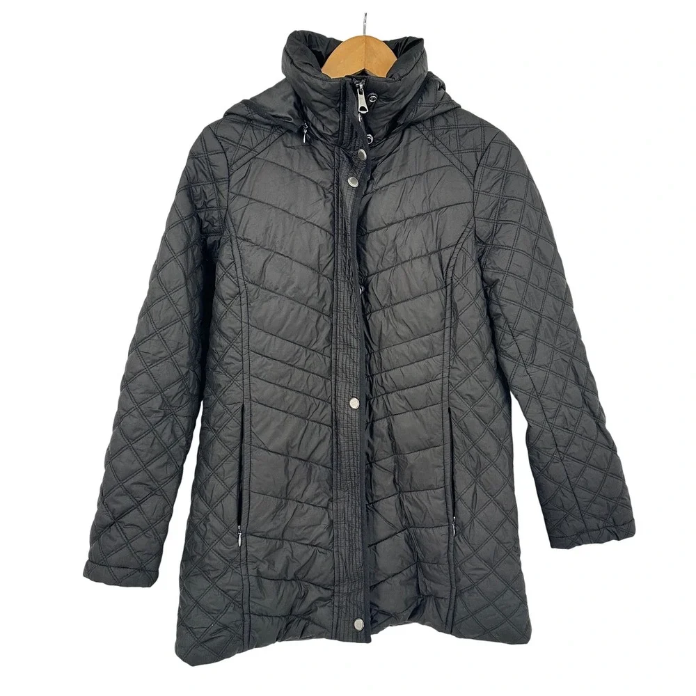 Marc New York Puffer Coat Quilted Padded Jacket Outerwear Black‎ Small